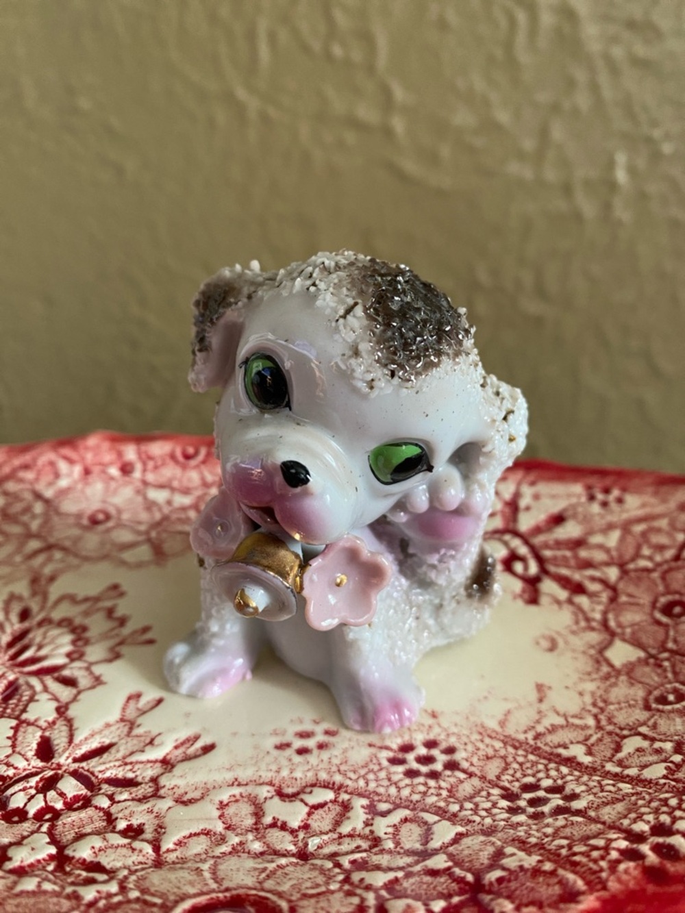 🩷1960’s Vintage🩷Sugared Puppy Figurine